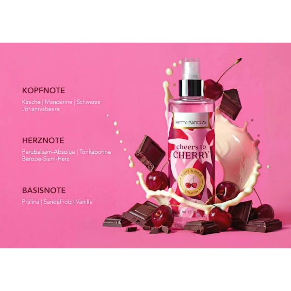 Cheers to Cherry Körperspray Body Mist Betty Barclay