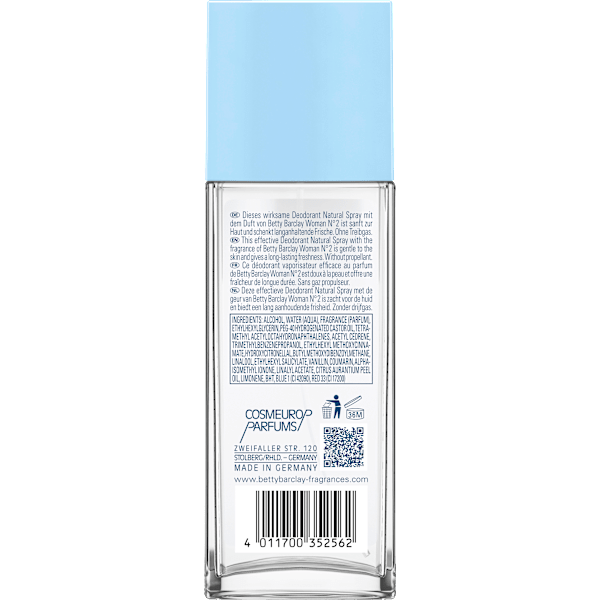 Deo Naturalspray Zerstäuber woman No. 2 Betty Barclay