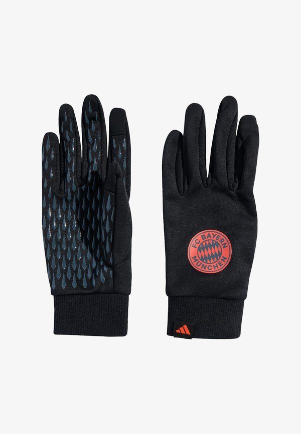 adidas Performance FC BAYERN MUNICH FIELDPLAYER GLOVES - Gloves - black easy coral