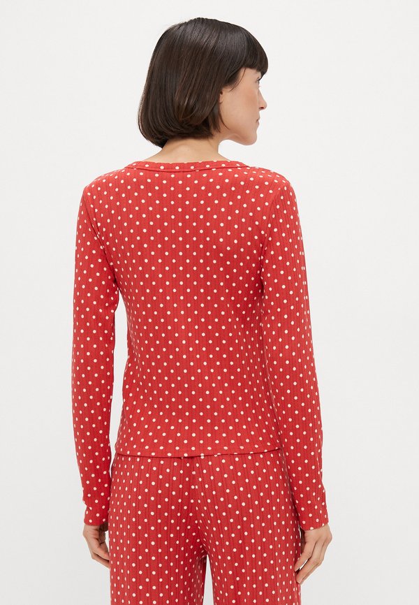 Abercrombie & Fitch POINTELLE LONG SLEEVE SHIRT