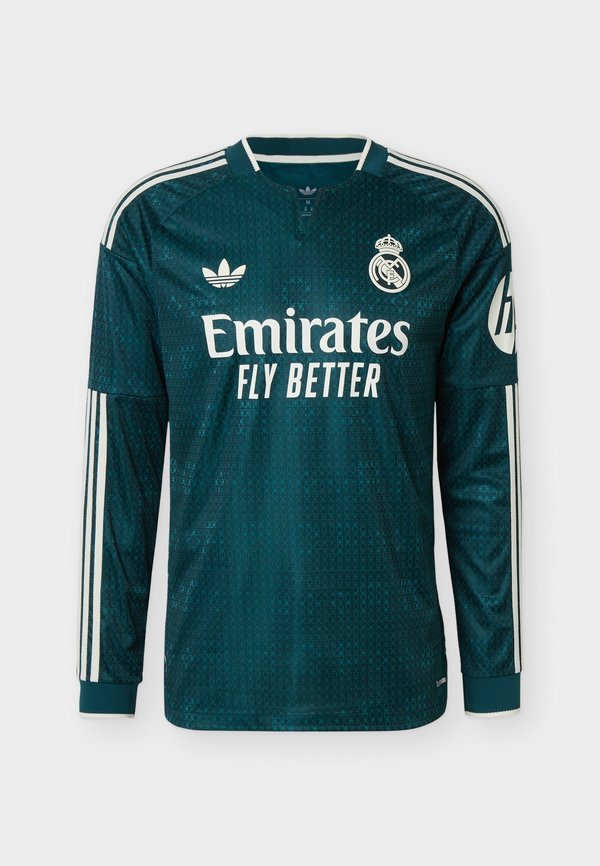 adidas Originals REAL MADRID 26/27 AWAY AUTHENTIC LONG SLEEVE - Club wear - aurora ivy