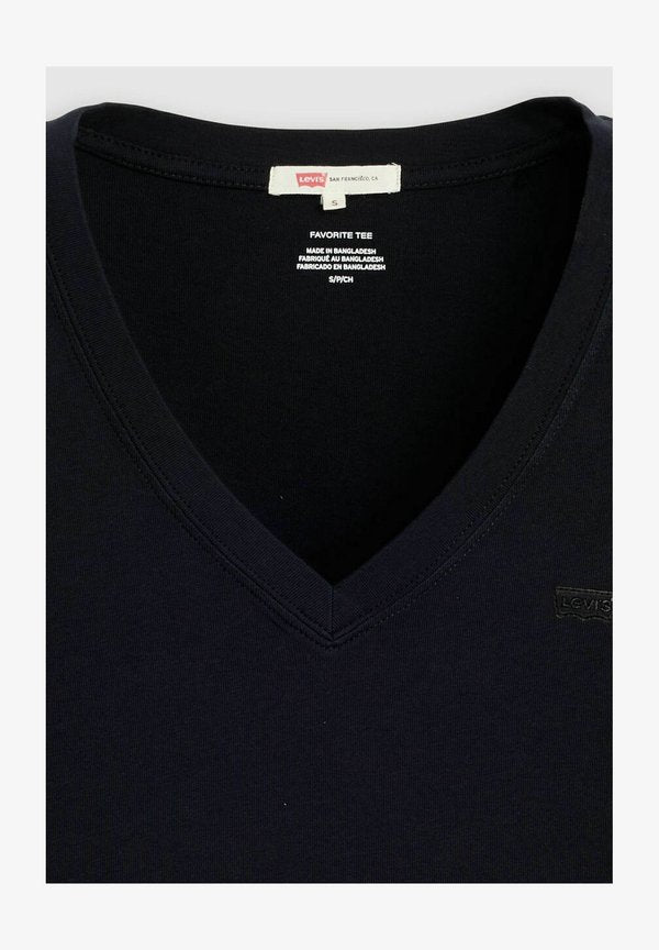 Levi's® FAVORITE V-NECK HM PEACOAT - Print T-shirt - peacoat