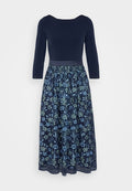 Swing DRESS MADE OF MATERIAL MIX