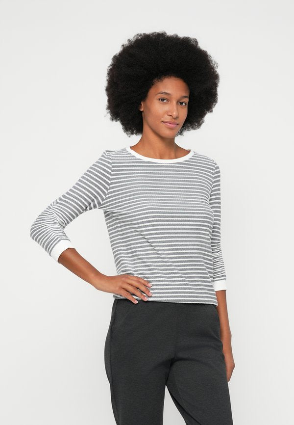 TOM TAILOR DENIM STRIPED JACQUARD