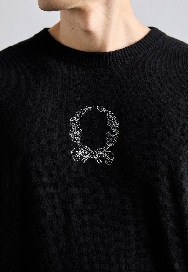 MOSCHINO LAUREL CROWN LOGO