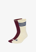 adidas Performance ADIDAS PERFORMANCE STADIUM GRAPHIC SOCK 2 PAIR PACK UNISEX - Sports socks - maroon ivory/dark blue