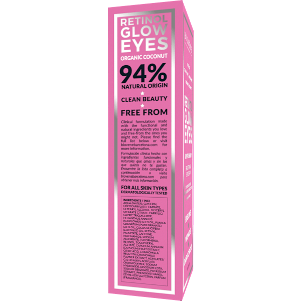 Augencreme Retinol Glow Eyes Uplift Energy BIOVÈNE BARCELONA