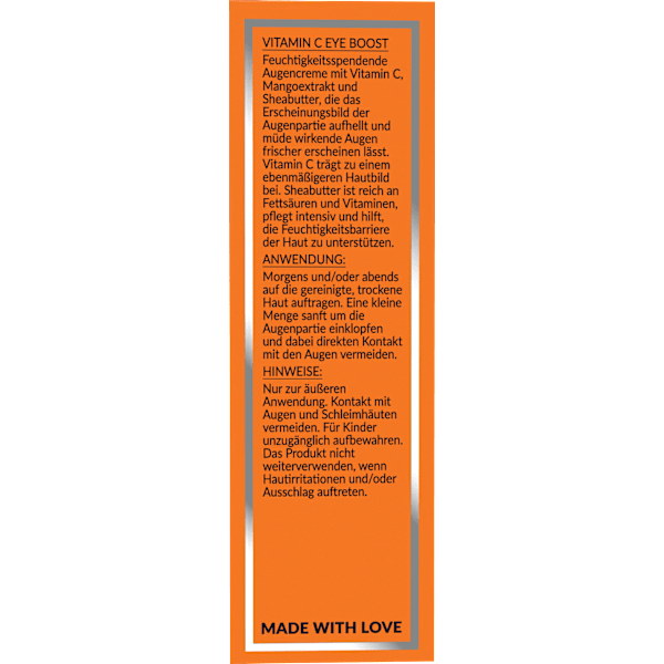 Augencreme Vitamin C Eye Boost Age-Correcting BIOVÈNE BARCELONA