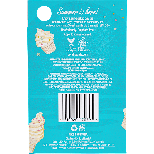 Lip Balm Vanilla LSF 50+ Bondi Sands