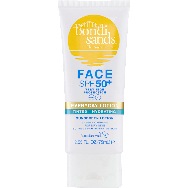 Sonnenfluid Gesicht everyday Lotion, getönt, LSF 50+ Bondi Sands