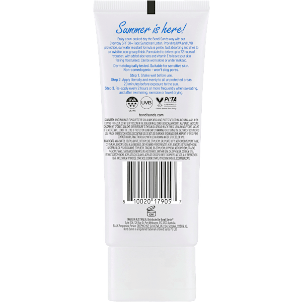 Sonnenfluid Gesicht everyday Lotion, LSF 50+ Bondi Sands