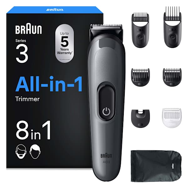 Barttrimmer & Haarschneider, Series 3 All-In-One Style Kit AIO3540 Braun