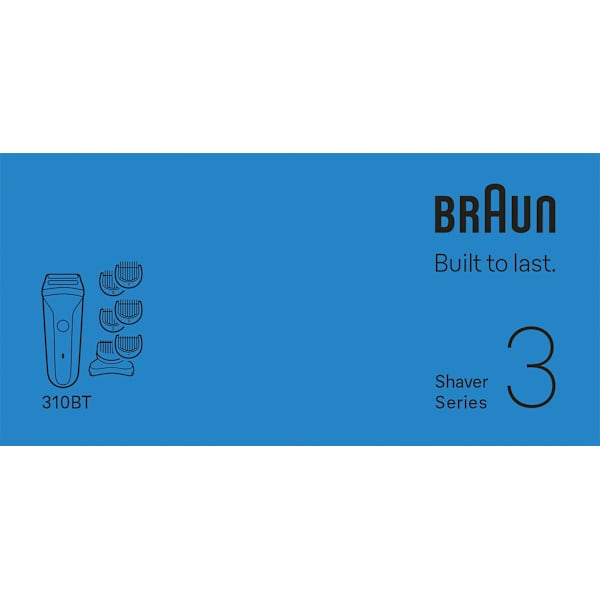 Elektrischer Rasierer, Series 3 310BT Braun