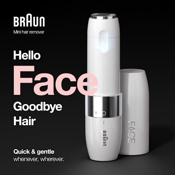 Gesichtshaarentferner, Mini Hair Remover FS1000 Braun