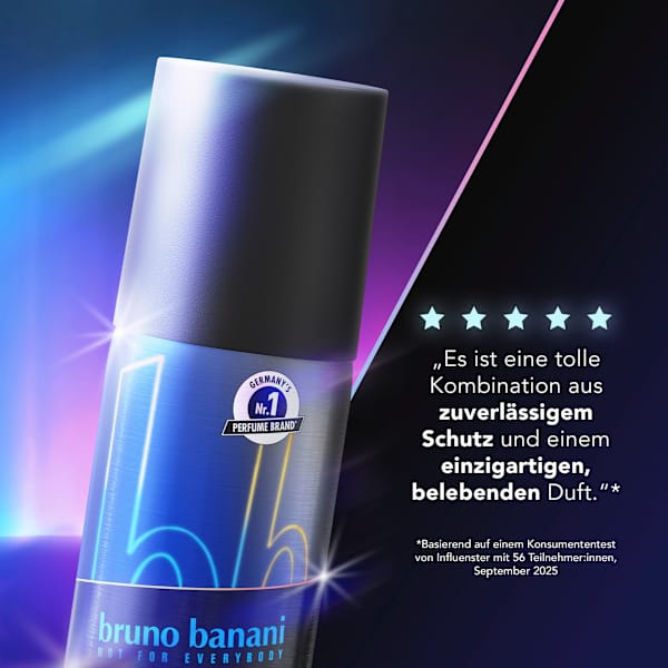 Deospray Frozen Leaves & Amber bb Energy bruno banani