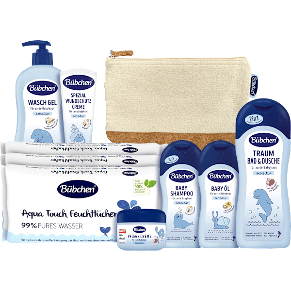 Babypflege Baby Care, 7tlg Starterset Bübchen