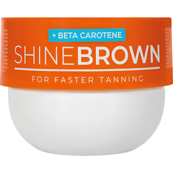 Bräunungsbeschleuniger Creme shine brown mit Beta Carotin Byrokko