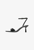 Bershka High heeled sandals - black