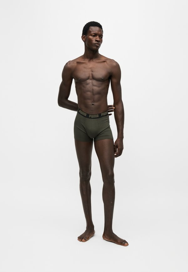 Puma EVERYDAY BASIC 2 PACK - Boxer briefs - darke green/black