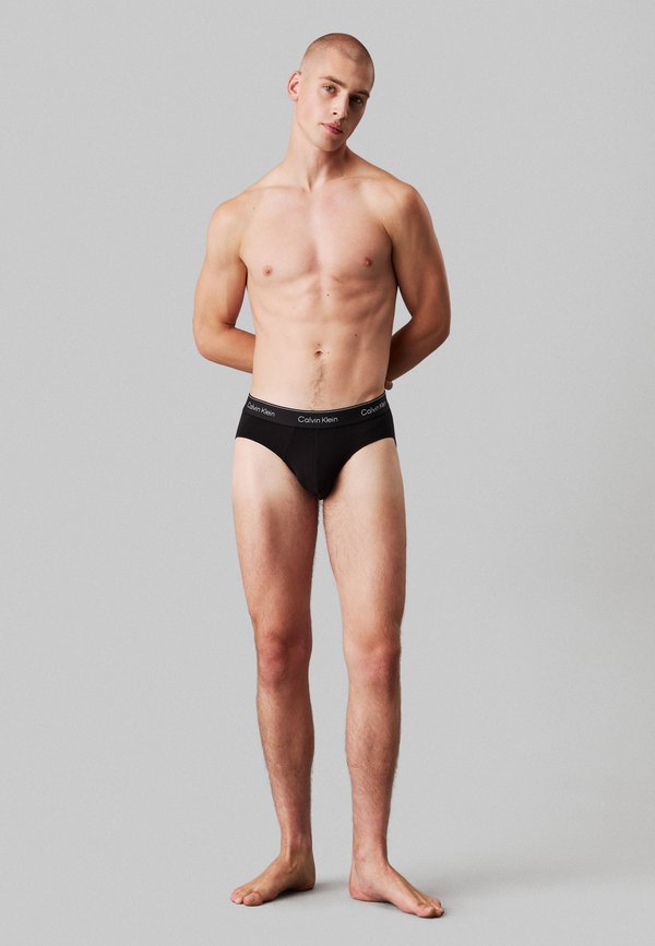 Calvin Klein Underwear 3 PACK - Briefs - black/glacier/blue bell