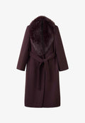 Mango Classic coat - bordeaux