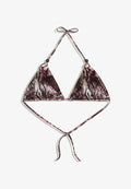 Bershka BIKINI TOP - Bikini top - bordeaux