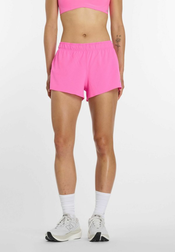 New Balance RC SHORT 3" - Tracksuit bottoms - pink heat