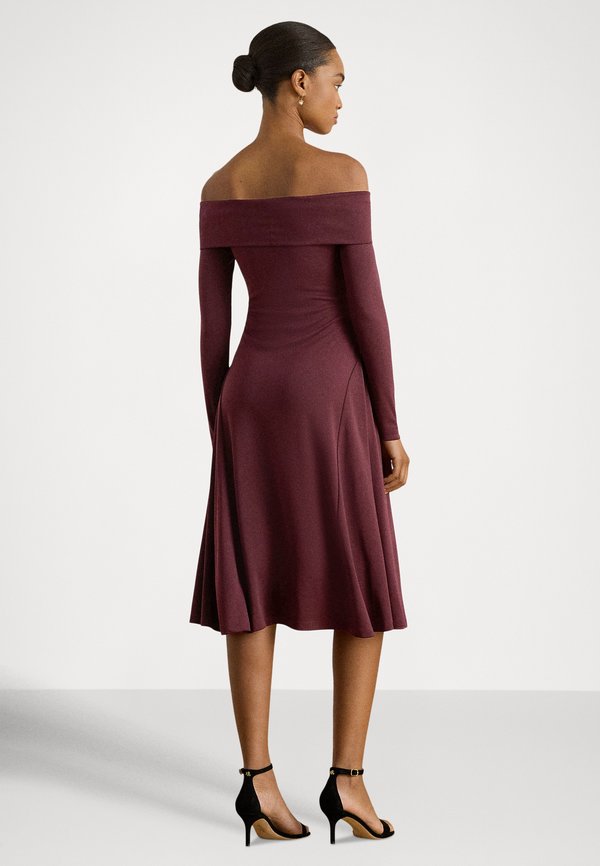 Lauren Ralph Lauren TWIST-FRONT OFF-THE-SHOULDER DRESS
