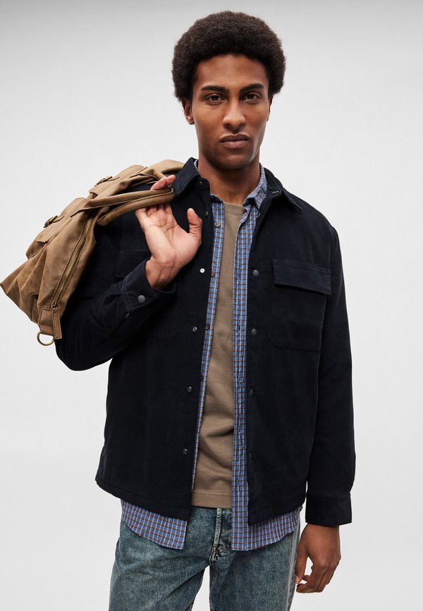 Marc O'Polo OVERSHIRT WITH PADDING FLAP AND SIDE POCKETS STRAIGHT HEM
