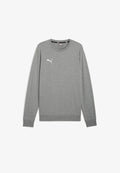 Puma TEAMGOAL CASUALS CREW NECK - Sweatshirt - medium gray heather puma white