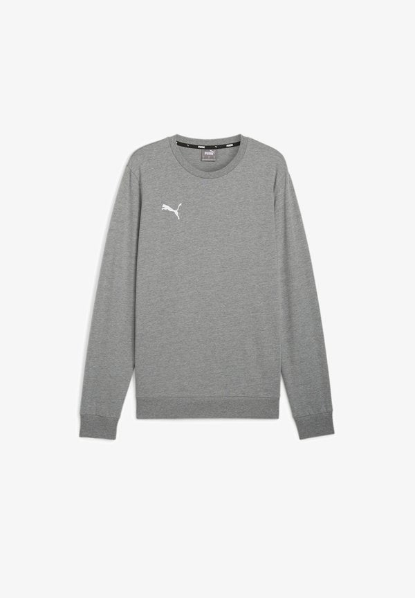 Puma TEAMGOAL CASUALS CREW NECK - Sweatshirt - medium gray heather puma white