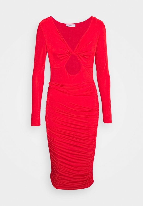 WAL G. MIKA CUT OUT MIDI DRESS