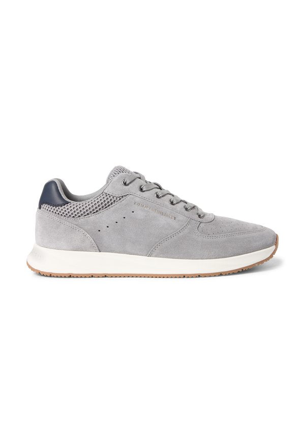 Tommy Hilfiger SUEDE MIXED TEXTURE FINE CLEAT TRAINERS
