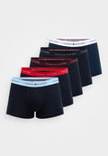 Tommy Hilfiger SIGNATURE TRUNK 5 PACK - Trunks - dark blue/red