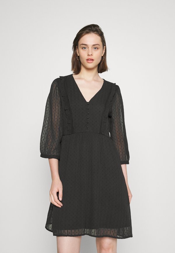 VILA VIMINIA V-NECK 3/4 SHORT