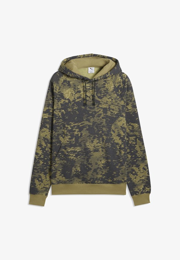 Puma PUMA SPORT CAMO FLEECE HOODIE - Hoodie - chai latte