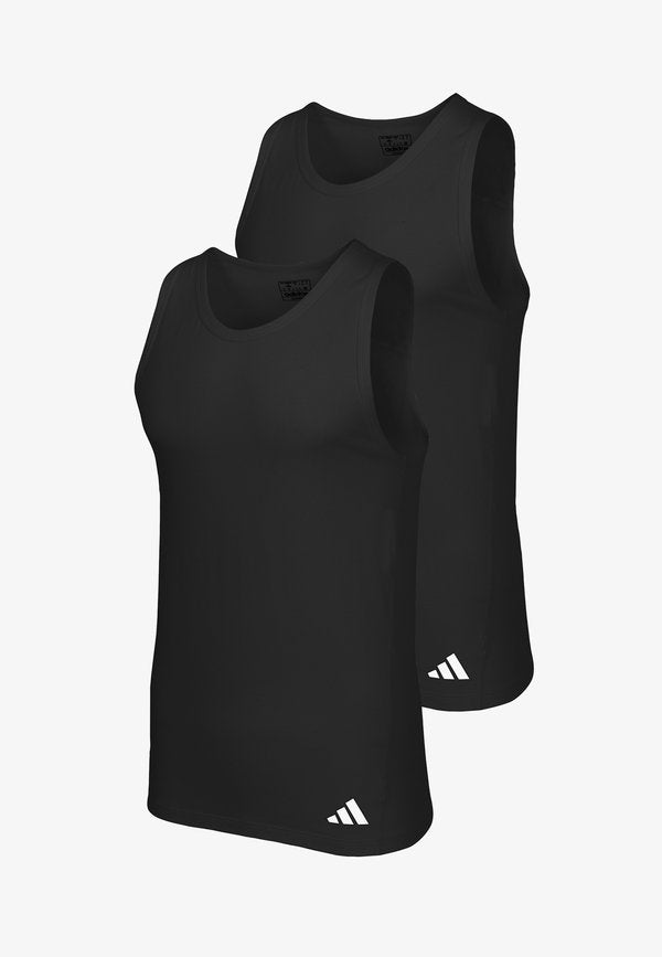 adidas Sportswear ERGONOMIC TANK 2PK - Undershirt - black