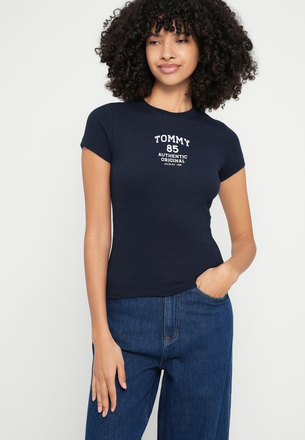 Tommy Jeans LOGO RIBBED SLIM T-SHIRT