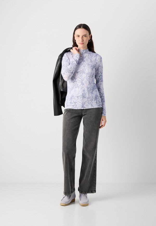 Scotch & Soda ALL OVER PRINTED MOCK NECK LONG SLEEVE