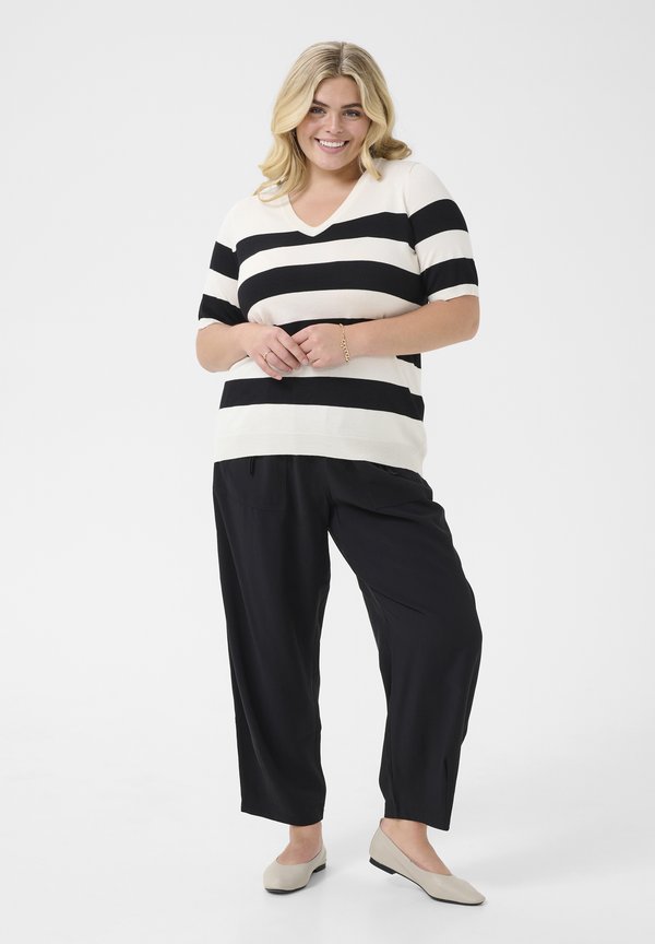 Kaffe Curve KCLIZZY STRIPED V-NECK