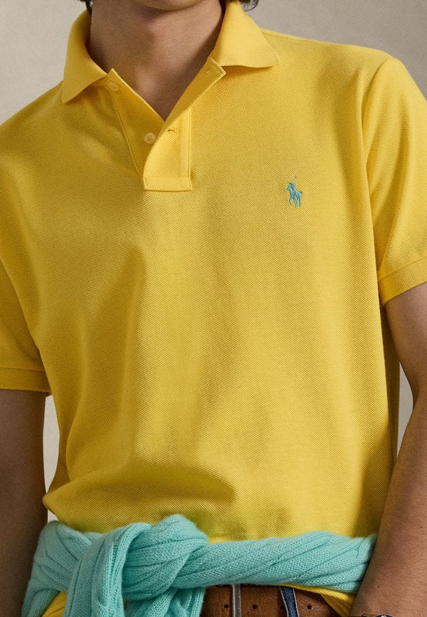 Polo Ralph Lauren CUSTOM SLIM FIT INDIGO MESH POLO SHIRT