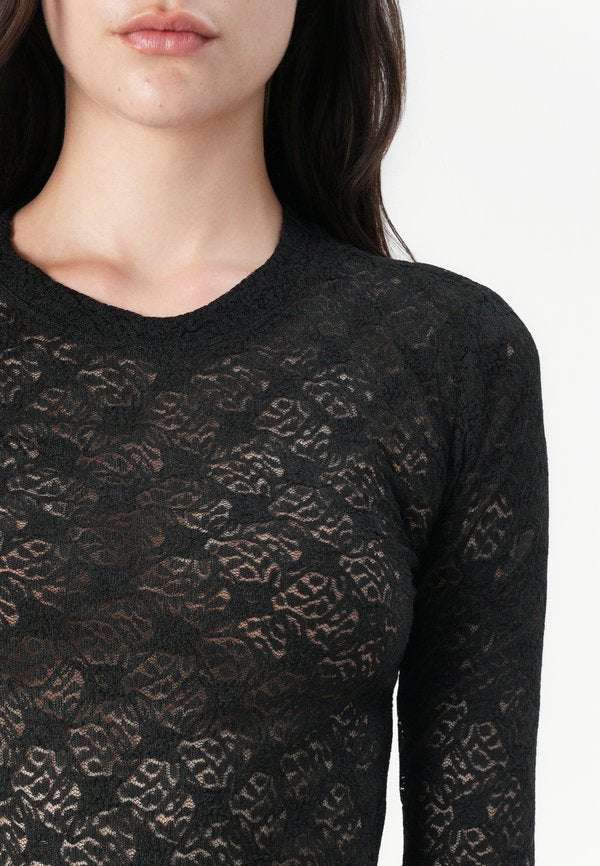 Noisy May NMJUDITH L/S LACE TOP NOOS