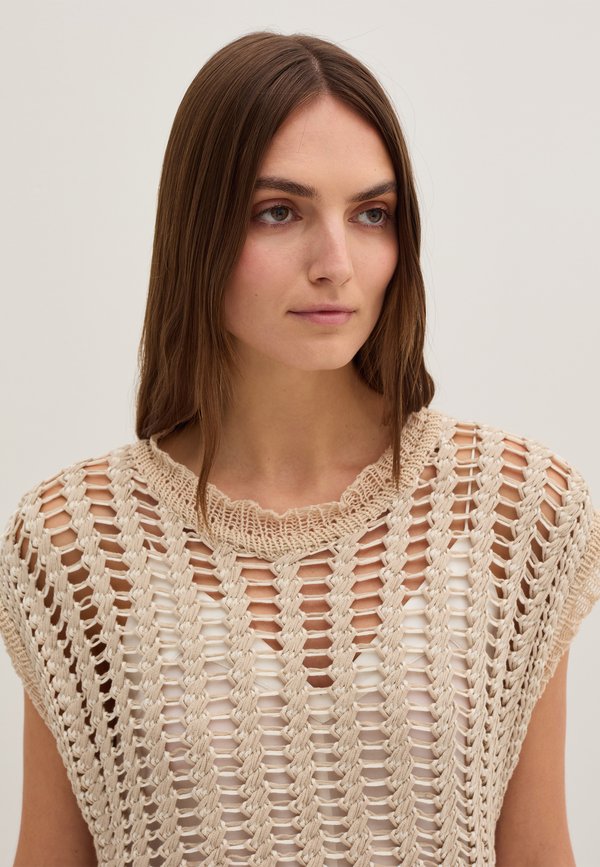 Stefanel OPENWORK  WITH TWO-TONE YARN