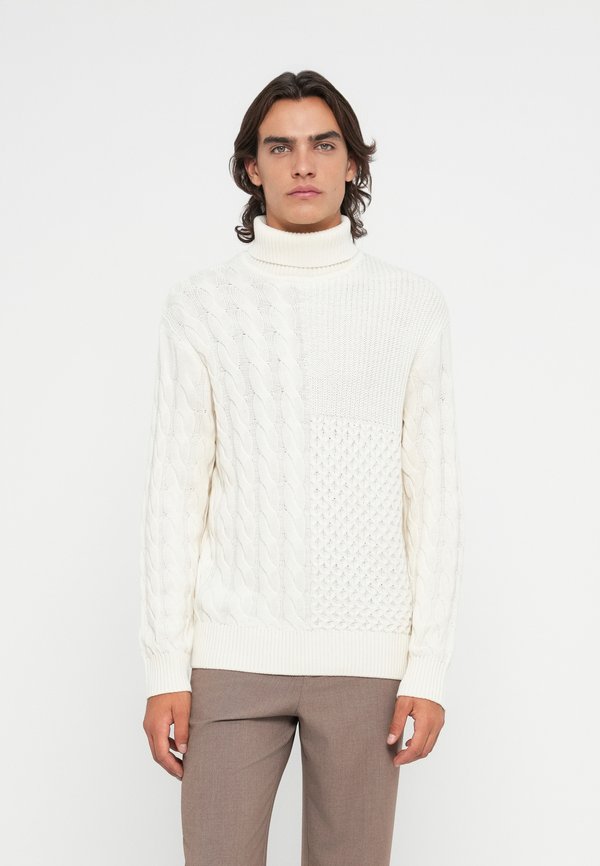 TOM TAILOR DENIM RELAXED CABLE ROLL NECK