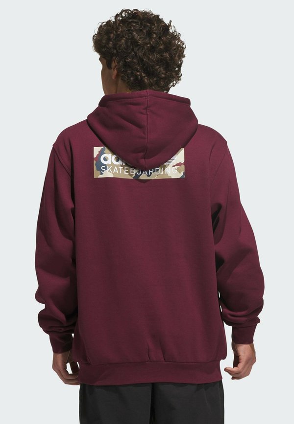 adidas Originals SKATEBOARDING LOGO HOODIE - Hoodie - maroon