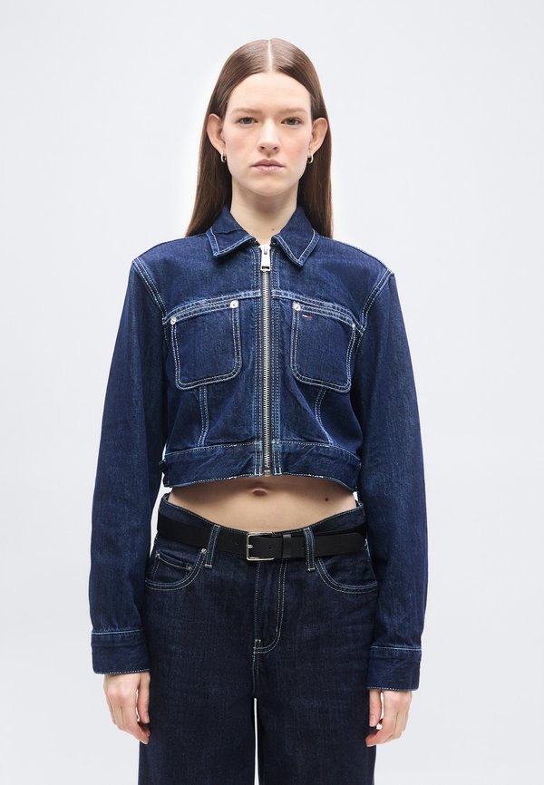 Tommy Jeans CROPPED ZIP-THRU DENIM JACKET