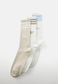 adidas Originals HIGH UNISEX 3 PACK - Socks - off white