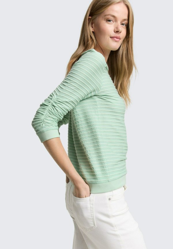 TOM TAILOR DENIM STRIPED JACQUARD