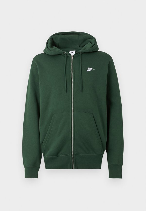 Nike Sportswear M NK CLUB BB FZ HOODIE - Zip-up sweatshirt - green