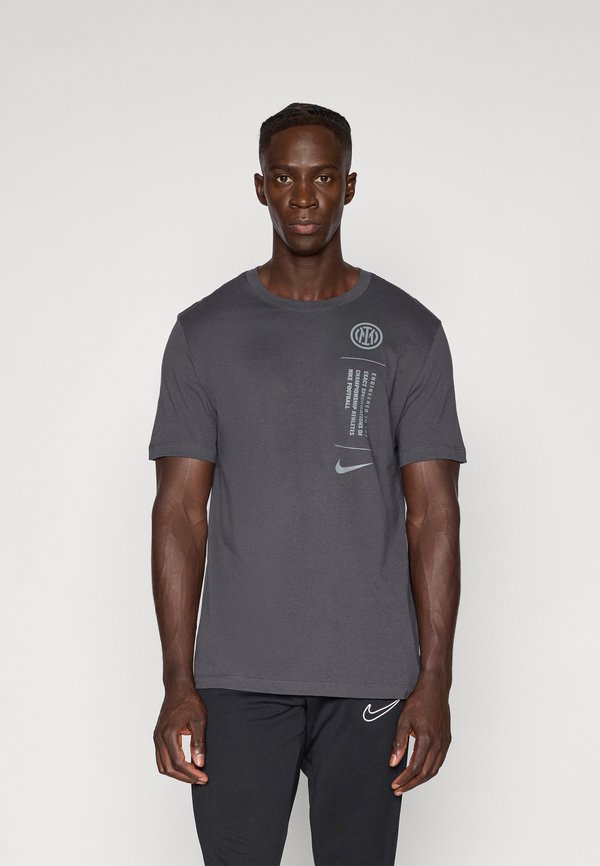 Nike Performance INTER M FOOTBALL TEE - Club wear - anthracite